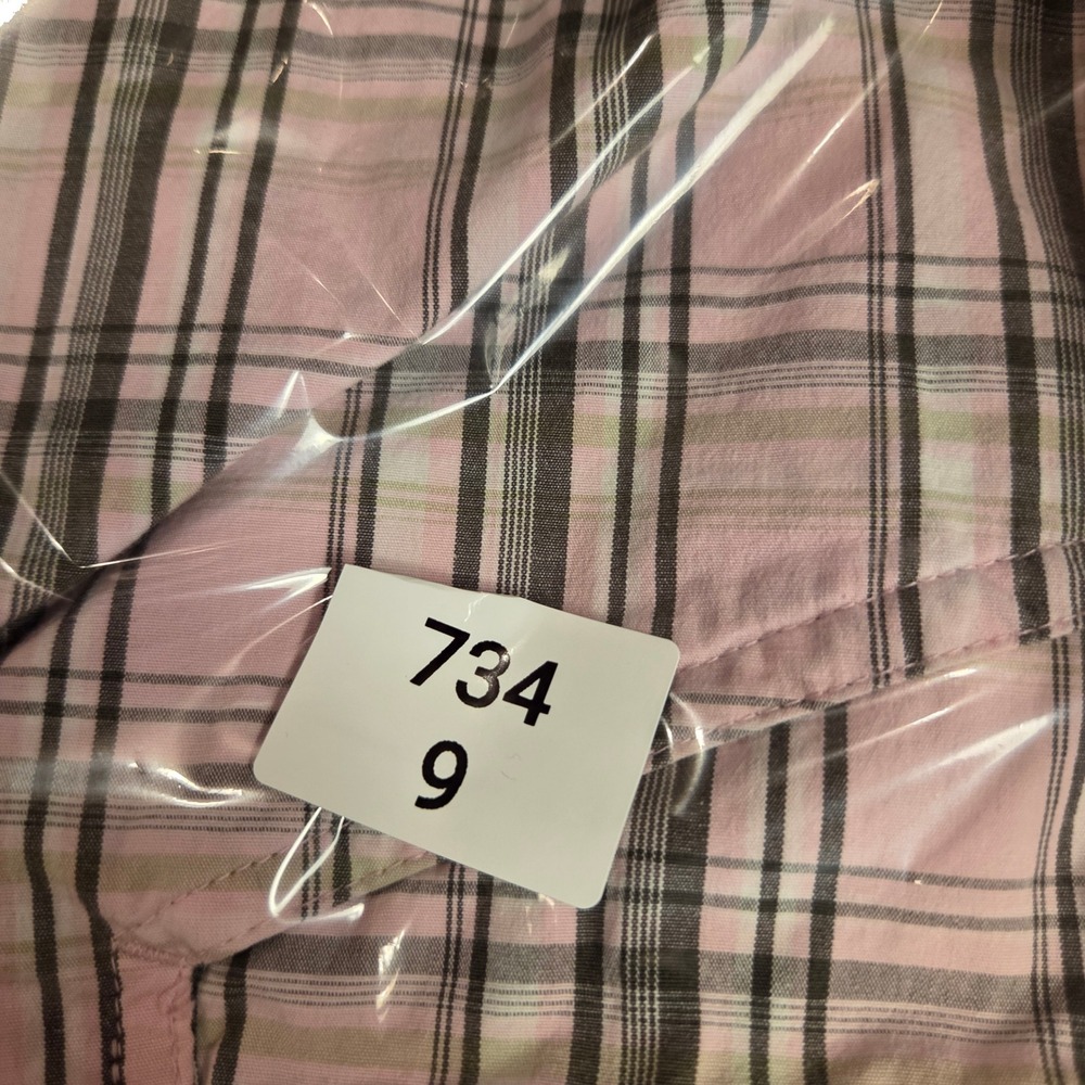 White Stag Shorts Women‎ 16 Pink Plaid Stretch Cotton Casual Preppy Summer - Picture 8 of 8